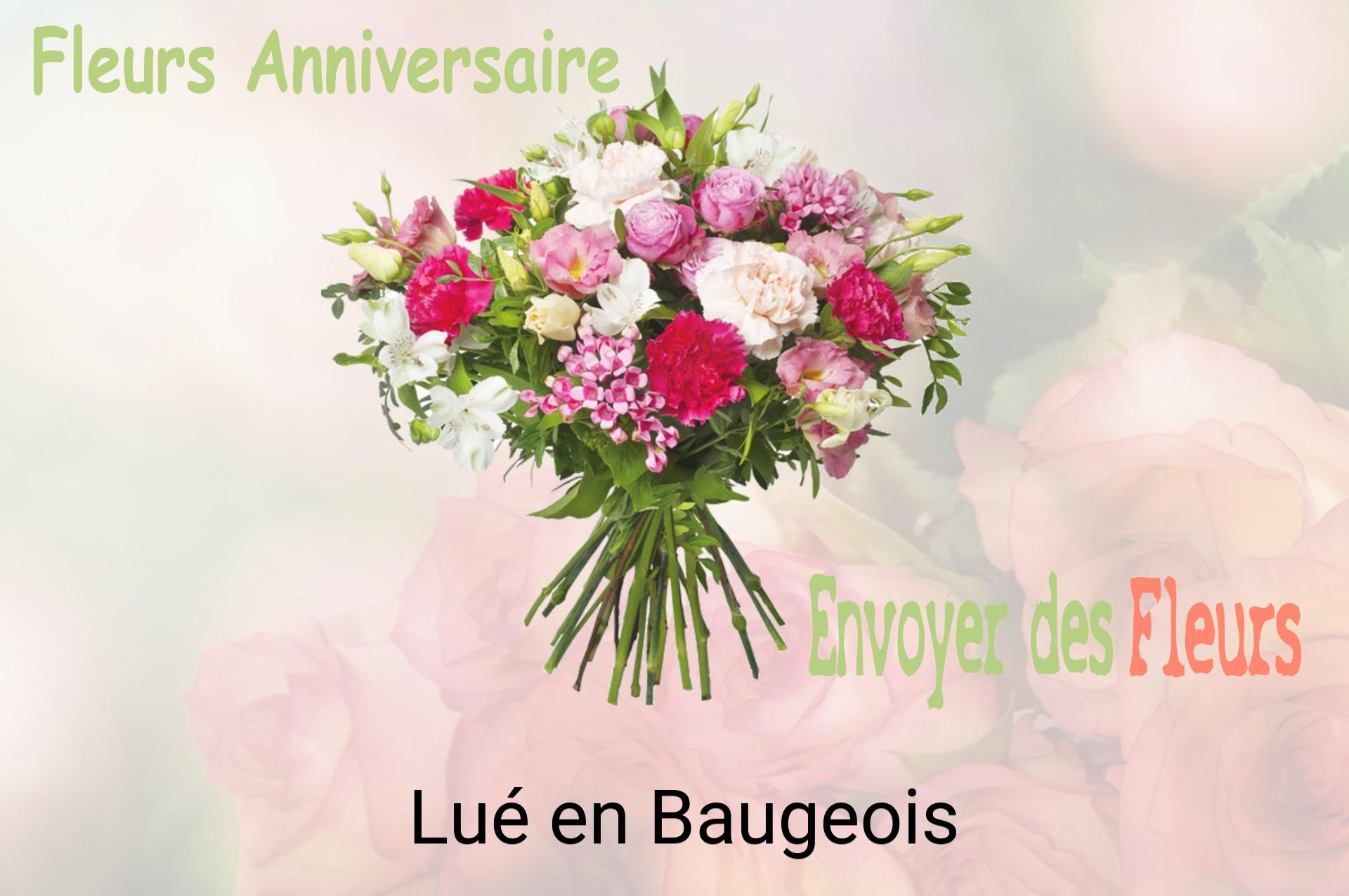 Bouquet de fleurs d’anniversaire livré à Lué-en-Baugeois